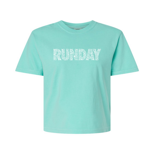 RUNDAY Crop T Shirt